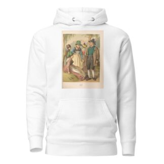 Deutsche Volkstrachten Pl.39 by Albert Kretschmer Hoodie