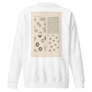 Outlines of ornament in the leading styles Pl.13 by George Ashdown Audsley Sweatshirt