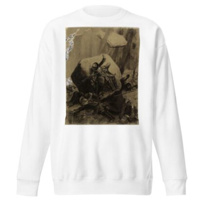 Quartiers de rocs jetés sur les arquebusiers de Munckholm by Georges Antoine Rochegrosse Sweatshirt