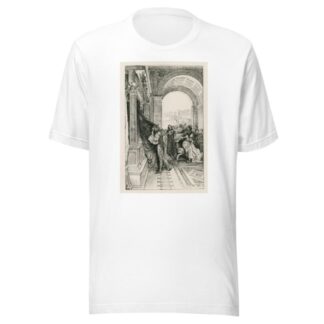 The casket scene, Merchant of Venice, III, 2 by Edwin Austin Abbey T-Shirt