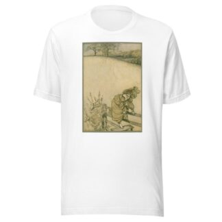These stiles sadly bothered Odille. by Arthur Rackham T-Shirt