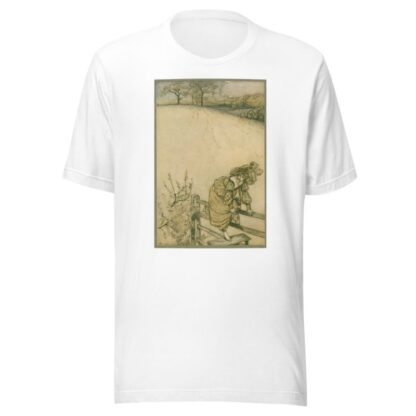 These stiles sadly bothered Odille. by Arthur Rackham T-Shirt