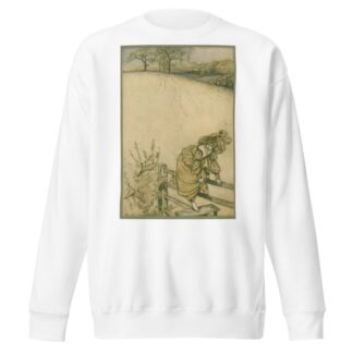 These stiles sadly bothered Odille. by Arthur Rackham Sweatshirt