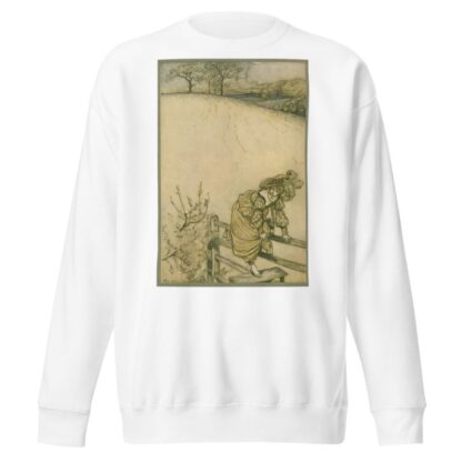 These stiles sadly bothered Odille. by Arthur Rackham Sweatshirt