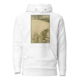 These stiles sadly bothered Odille. by Arthur Rackham Hoodie