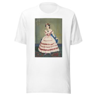 Portrait of an anonymous woman in pastoral dress by Anonymous T-Shirt