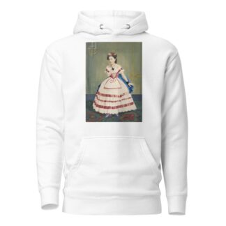 Portrait of an anonymous woman in pastoral dress by Anonymous Hoodie