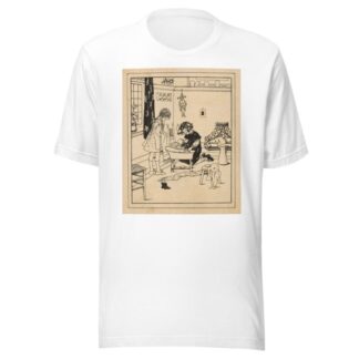 Twee meisjes doen een pop in bad by Nelly Spoor T-Shirt
