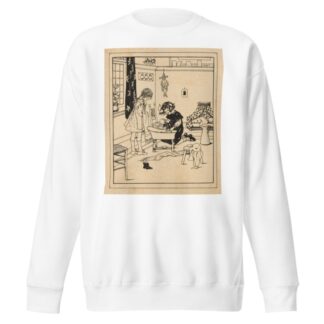 Twee meisjes doen een pop in bad by Nelly Spoor Sweatshirt