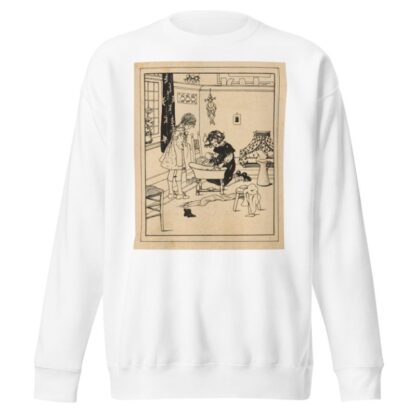 Twee meisjes doen een pop in bad by Nelly Spoor Sweatshirt