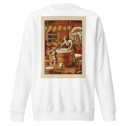 Fabrication de papier dans un atelier by Pichon Sweatshirt