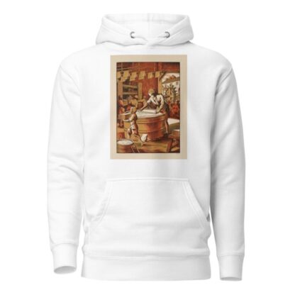 Fabrication de papier dans un atelier by Pichon Hoodie