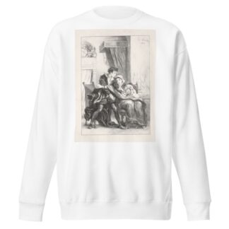 Hamlet and the Queen by Eugène Delacroix Sweatshirt