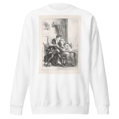 Hamlet and the Queen by Eugène Delacroix Sweatshirt