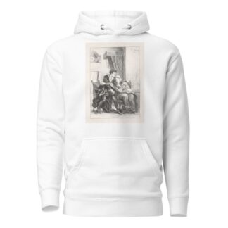 Hamlet and the Queen by Eugène Delacroix Hoodie