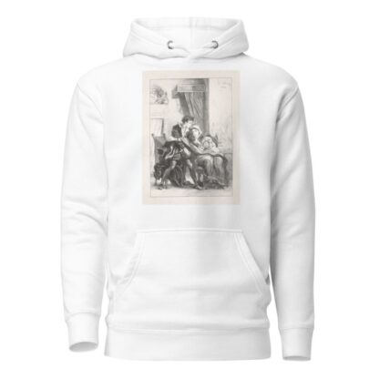 Hamlet and the Queen by Eugène Delacroix Hoodie