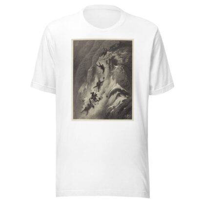 Ascension du Mont Cervin-14 Juillet 1865; La Chute by Gustave Doré T-Shirt