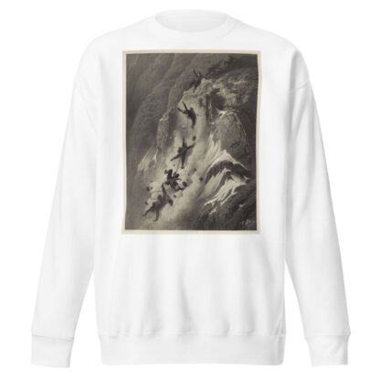 Ascension du Mont Cervin-14 Juillet 1865; La Chute by Gustave Doré Sweatshirt
