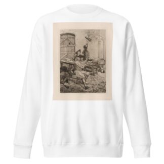Les buveurs by Oreste Cortazzo Sweatshirt