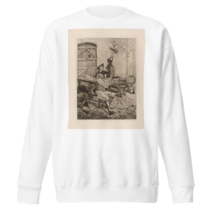 Les buveurs by Oreste Cortazzo Sweatshirt