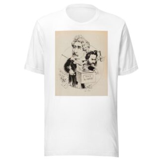 Olivier Métra Johann Strauss by André Gill T-Shirt