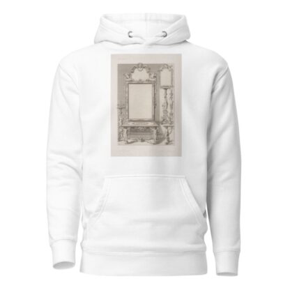 Design for a table and mirror with legs in shape of men and women. by André-Charles Boulle Hoodie