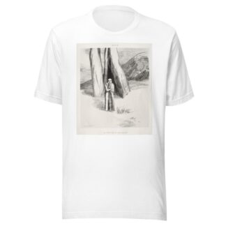 A Madman in a Dismal Landscape by Odilon Redon T-Shirt