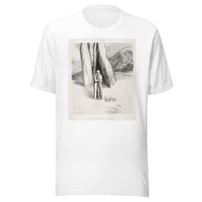 A Madman in a Dismal Landscape by Odilon Redon T-Shirt