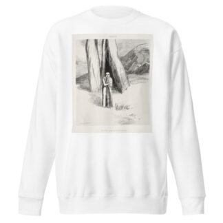 A Madman in a Dismal Landscape by Odilon Redon Sweatshirt
