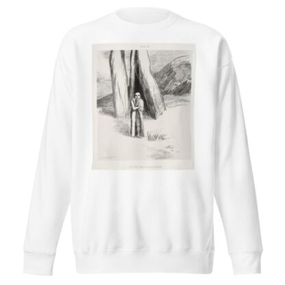 A Madman in a Dismal Landscape by Odilon Redon Sweatshirt
