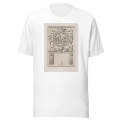Design for a chimney piece with roundel of group surrounding a fire, possibly a religious ceremony by André-Charles Boulle T-Shirt