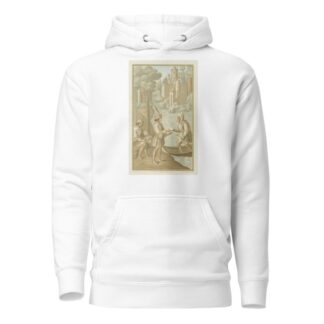 Léandre adresse un message d’amour a Hero by Claudius Joseph Ciappori Hoodie