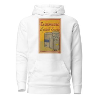 Let Us Economize on Oil and Gas by Marie-Louise Jeanningros Hoodie