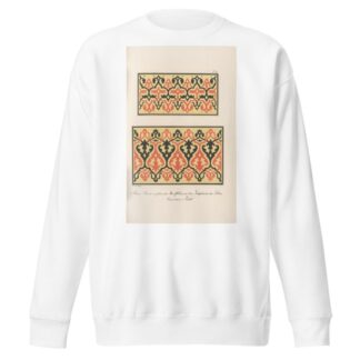 Marmor Bänder zivifchen den Wandflächen in dem Grabgebäude des Sultan Chairbeck zu Kairo by Friedrich Maximilian Hessemer Sweatshirt