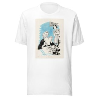 Oudere vrouw leest een brief by Eddy de Smet T-Shirt