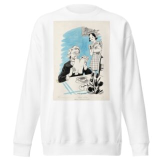 Oudere vrouw leest een brief by Eddy de Smet Sweatshirt