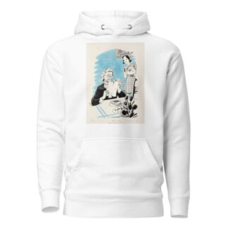 Oudere vrouw leest een brief by Eddy de Smet Hoodie