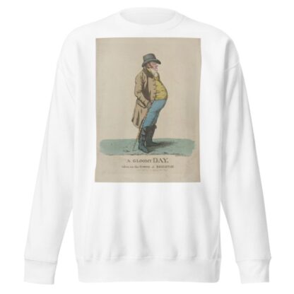 A gloomy Day, taken on the Steyne at Brighton. by Robert Dighton Sweatshirt