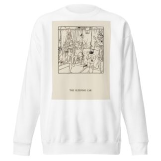The sleeping car by William Ely Hill Sweatshirt