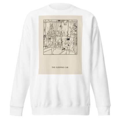 The sleeping car by William Ely Hill Sweatshirt