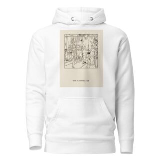 The sleeping car by William Ely Hill Hoodie