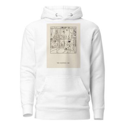 The sleeping car by William Ely Hill Hoodie