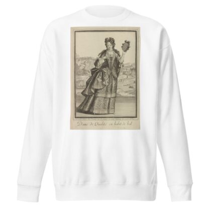 Dame de qualité en habit de bal by Jean Bérain Sweatshirt