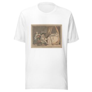 Four o’clock in town by Thomas Rowlandson T-Shirt