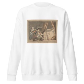 Four o’clock in town by Thomas Rowlandson Sweatshirt