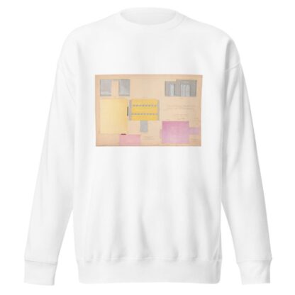 Designs for Modern Hotel Suite, Du Pont Biltmore Hotel, Wilmington, Delaware.] Colour chart for Suite 210 by Winold Reiss Sweatshirt