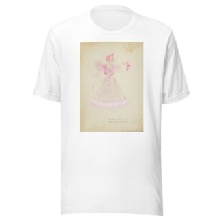 Pirates of Penzance: Daughter #5. Plaid purple gown with pink ruffles and pink jacket by Alex Jones T-Shirt
