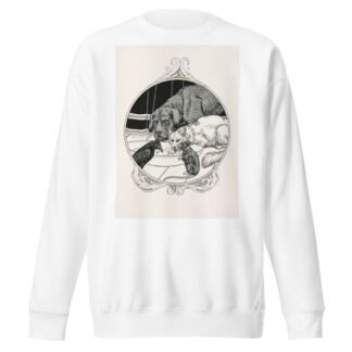 A hundred anecdotes of animals pl 018 by Percy J. Billinghurst Sweatshirt