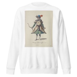 Habit of a Moscovian officer in 1577. Officier Russe. by Charles Grignion Sweatshirt