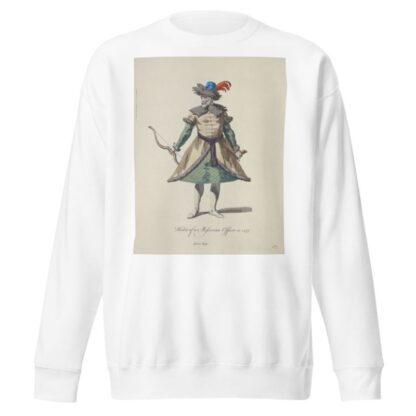 Habit of a Moscovian officer in 1577. Officier Russe. by Charles Grignion Sweatshirt